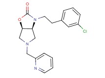 (3aS*,6aR*)-3-[2-(3-chlorophenyl)ethyl]-5-(2-pyridinylmethyl)hexahydro-2H-pyrrolo[3,4-d][1,3]oxazol-2-one