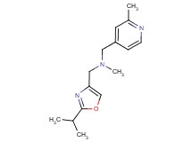 1-(2-isopropyl-1,3-oxazol-4-yl)-N-methyl-N-[(2-methylpyridin-4-yl)methyl]methanamine