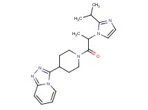 3-{1-[2-(2-isopropyl-1H-imidazol-1-yl)propanoyl]-4-piperidinyl}[1,2,4]triazolo[4,3-a]pyridine