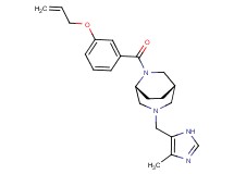(1S*,5R*)-6-[3-(allyloxy)benzoyl]-3-[(4-methyl-1H-imidazol-5-yl)methyl]-3,6-diazabicyclo[3.2.2]nonane