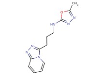 5-methyl-N-(3-[1,2,4]triazolo[4,3-a]pyridin-3-ylpropyl)-1,3,4-oxadiazol-2-amine