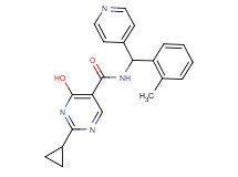 2-cyclopropyl-4-hydroxy-N-[(2-methylphenyl)(pyridin-4-yl)methyl]pyrimidine-5-carboxamide
