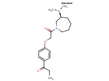 1-(4-{2-[(3S)-3-(dimethylamino)azepan-1-yl]-2-oxoethoxy}phenyl)propan-1-one