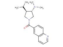(3S*,4R*)-4-isopropyl-N,N-dimethyl-1-(6-quinolinylcarbonyl)-3-pyrrolidinamine