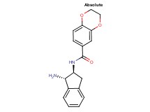 N-[(1S,2S)-1-amino-2,3-dihydro-1H-inden-2-yl]-2,3-dihydro-1,4-benzodioxine-6-carboxamide hydrochloride