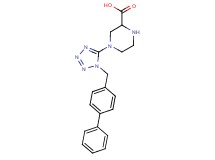 4-[1-(biphenyl-4-ylmethyl)-1H-tetrazol-5-yl]piperazine-2-carboxylic acid