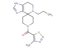 1'-[(4-methyl-1,2,3-thiadiazol-5-yl)carbonyl]-5-propyl-1,5,6,7-tetrahydrospiro[imidazo[4,5-c]pyridine-4,4'-piperidine]
