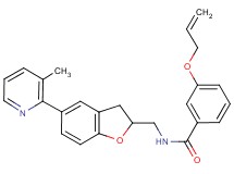 3-(allyloxy)-N-{[5-(3-methyl-2-pyridinyl)-2,3-dihydro-1-benzofuran-2-yl]methyl}benzamide