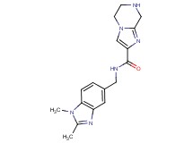 N-[(1,2-dimethyl-1H-benzimidazol-5-yl)methyl]-5,6,7,8-tetrahydroimidazo[1,2-a]pyrazine-2-carboxamide