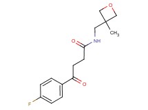 4-(4-fluorophenyl)-N-[(3-methyloxetan-3-yl)methyl]-4-oxobutanamide