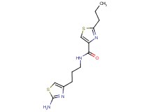 N-[3-(2-amino-1,3-thiazol-4-yl)propyl]-2-propyl-1,3-thiazole-4-carboxamide