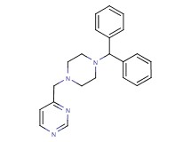4-{[4-(diphenylmethyl)-1-piperazinyl]methyl}pyrimidine