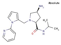 (2S,4S)-4-amino-N-isopropyl-1-[(1-pyridin-2-yl-1H-pyrrol-2-yl)methyl]pyrrolidine-2-carboxamide