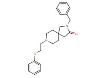 2-benzyl-8-[2-(phenylthio)ethyl]-2,8-diazaspiro[4.5]decan-3-one