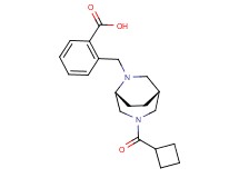 2-{[(1R*,5R*)-3-(cyclobutylcarbonyl)-3,6-diazabicyclo[3.2.2]non-6-yl]methyl}benzoic acid