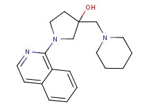 1-isoquinolin-1-yl-3-(piperidin-1-ylmethyl)pyrrolidin-3-ol