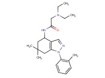 N~1~-[6,6-dimethyl-1-(2-methylphenyl)-4,5,6,7-tetrahydro-1H-indazol-4-yl]-N~2~,N~2~-diethylglycinamide