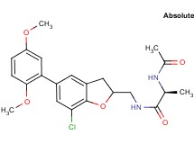 N~2~-acetyl-N~1~-{[7-chloro-5-(2,5-dimethoxyphenyl)-2,3-dihydro-1-benzofuran-2-yl]methyl}-L-alaninamide