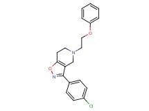 3-(4-chlorophenyl)-5-(2-phenoxyethyl)-4,5,6,7-tetrahydroisoxazolo[4,5-c]pyridine