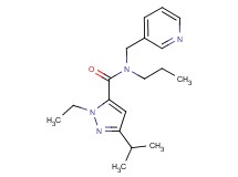 1-ethyl-3-isopropyl-N-propyl-N-(pyridin-3-ylmethyl)-1H-pyrazole-5-carboxamide