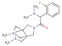 2-[(1s,5s)-7,10-dimethyl-3,7,10-triazatricyclo[3.3.3.0~1,5~]undec-3-yl]-1-(2-fluorophenyl)-N,N-dimethyl-2-oxoethanamine