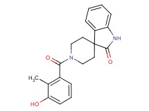 1'-(3-hydroxy-2-methylbenzoyl)spiro[indole-3,4'-piperidin]-2(1H)-one