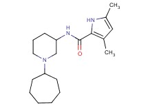 N-(1-cycloheptyl-3-piperidinyl)-3,5-dimethyl-1H-pyrrole-2-carboxamide
