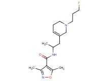 N-{2-[1-(3-fluoropropyl)-1,2,5,6-tetrahydropyridin-3-yl]-1-methylethyl}-3,5-dimethylisoxazole-4-carboxamide