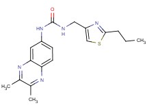 N-(2,3-dimethylquinoxalin-6-yl)-N'-[(2-propyl-1,3-thiazol-4-yl)methyl]urea