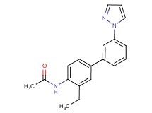 N-[3-ethyl-3'-(1H-pyrazol-1-yl)biphenyl-4-yl]acetamide