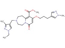 methyl 3-[(1-ethyl-3-methyl-1H-pyrazol-4-yl)methyl]-9-[3-(1-methyl-1H-pyrazol-4-yl)propoxy]-7-oxo-1,2,3,4,5,7-hexahydropyrido[1,2-d][1,4]diazepine-10-carboxylate