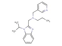 N-[(1-isopropyl-1H-benzimidazol-2-yl)methyl]-N-(pyridin-3-ylmethyl)propan-1-amine