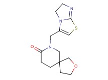 7-(5,6-dihydroimidazo[2,1-b][1,3]thiazol-3-ylmethyl)-2-oxa-7-azaspiro[4.5]decan-8-one