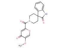 1'-[(5-methoxy-4-oxo-4H-pyran-2-yl)carbonyl]spiro[indole-3,4'-piperidin]-2(1H)-one
