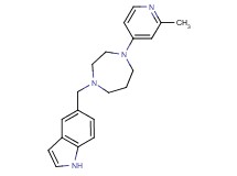 5-{[4-(2-methyl-4-pyridinyl)-1,4-diazepan-1-yl]methyl}-1H-indole