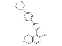 6-methyl-5-{5-[4-(1-piperidinyl)phenyl]-1,2,4-oxadiazol-3-yl}-1,2,3,4-tetrahydro-2,7-naphthyridine hydrochloride