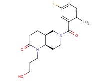 (4aS*,8aR*)-6-(5-fluoro-2-methylbenzoyl)-1-(3-hydroxypropyl)octahydro-1,6-naphthyridin-2(1H)-one
