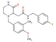 N-(4-fluorobenzyl)-2-[1-(4-methoxy-3-methylbenzyl)-3-oxo-2-piperazinyl]acetamide