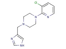 1-(3-chloropyridin-2-yl)-4-(1H-imidazol-4-ylmethyl)piperazine