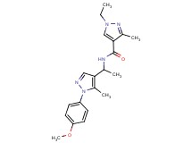 1-ethyl-N-{1-[1-(4-methoxyphenyl)-5-methyl-1H-pyrazol-4-yl]ethyl}-3-methyl-1H-pyrazole-4-carboxamide