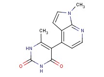 6-methyl-5-(1-methyl-1H-pyrrolo[2,3-b]pyridin-4-yl)pyrimidine-2,4(1H,3H)-dione