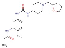 N-{2-methyl-5-[({[1-(tetrahydrofuran-2-ylmethyl)piperidin-4-yl]amino}carbonyl)amino]phenyl}propanamide