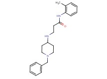 3-[(1-benzylpiperidin-4-yl)amino]-N-(2-methylphenyl)propanamide