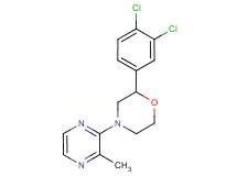 2-(3,4-dichlorophenyl)-4-(3-methylpyrazin-2-yl)morpholine