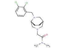 2-[(1S*,5R*)-6-(2,3-dichlorobenzyl)-3,6-diazabicyclo[3.2.2]non-3-yl]-N,N-dimethylacetamide