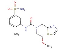 3-({[(2-methoxyethyl)(1,3-thiazol-2-ylmethyl)amino]carbonyl}amino)-4-methylbenzenesulfonamide