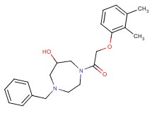 1-benzyl-4-[(2,3-dimethylphenoxy)acetyl]-1,4-diazepan-6-ol