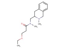 3-ethoxy-N-methyl-N-[(2-methyl-1,2,3,4-tetrahydro-3-isoquinolinyl)methyl]propanamide
