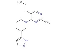 2-methyl-5-propyl-4-[3-(1H-pyrazol-5-yl)piperidin-1-yl]pyrimidine