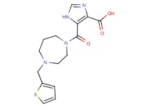 5-{[4-(2-thienylmethyl)-1,4-diazepan-1-yl]carbonyl}-1H-imidazole-4-carboxylic acid